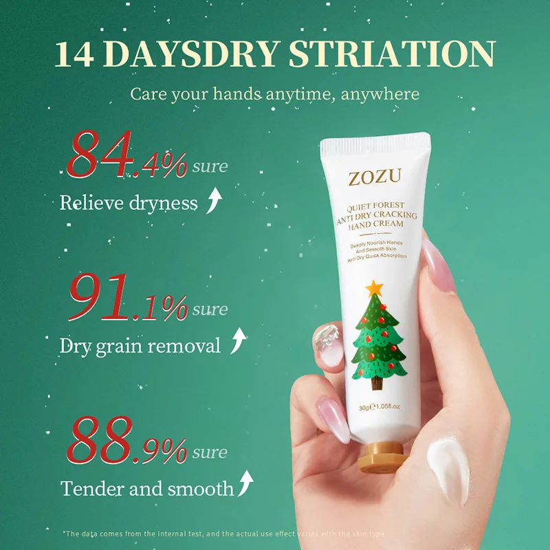 ZOZU Moisturizing Christmas Gift Set Hand Cream Nourishing and Tender Handcream With Skin Care