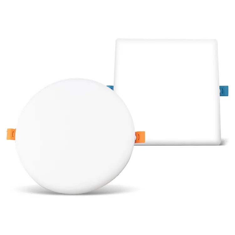 Rimless Cut-out Hold frameless Panel Light Led Garage Ceiling Lights With 5 Adjustable Panels