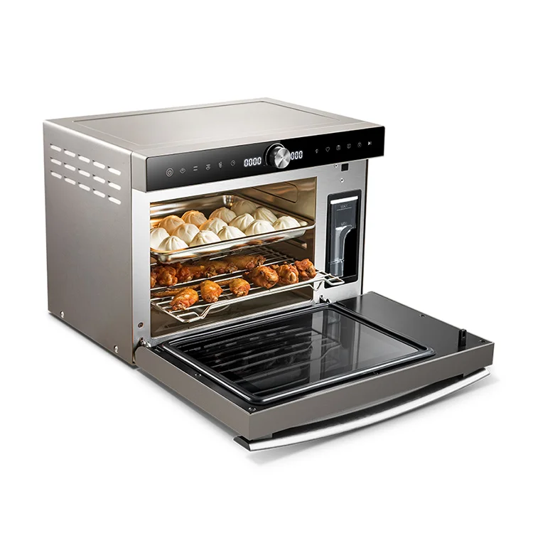 Бытовые кухонные 26 литр двойной экран ручка плюс горячего воздуха для паровой печи