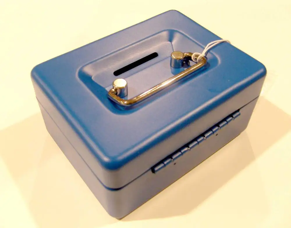 Steel cash box money box money safe