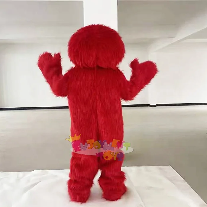 Customized Cute Cartoon Red Elmo Mascot Costume Adult Character Activity Party Play Plush Mascot Costume for Sale