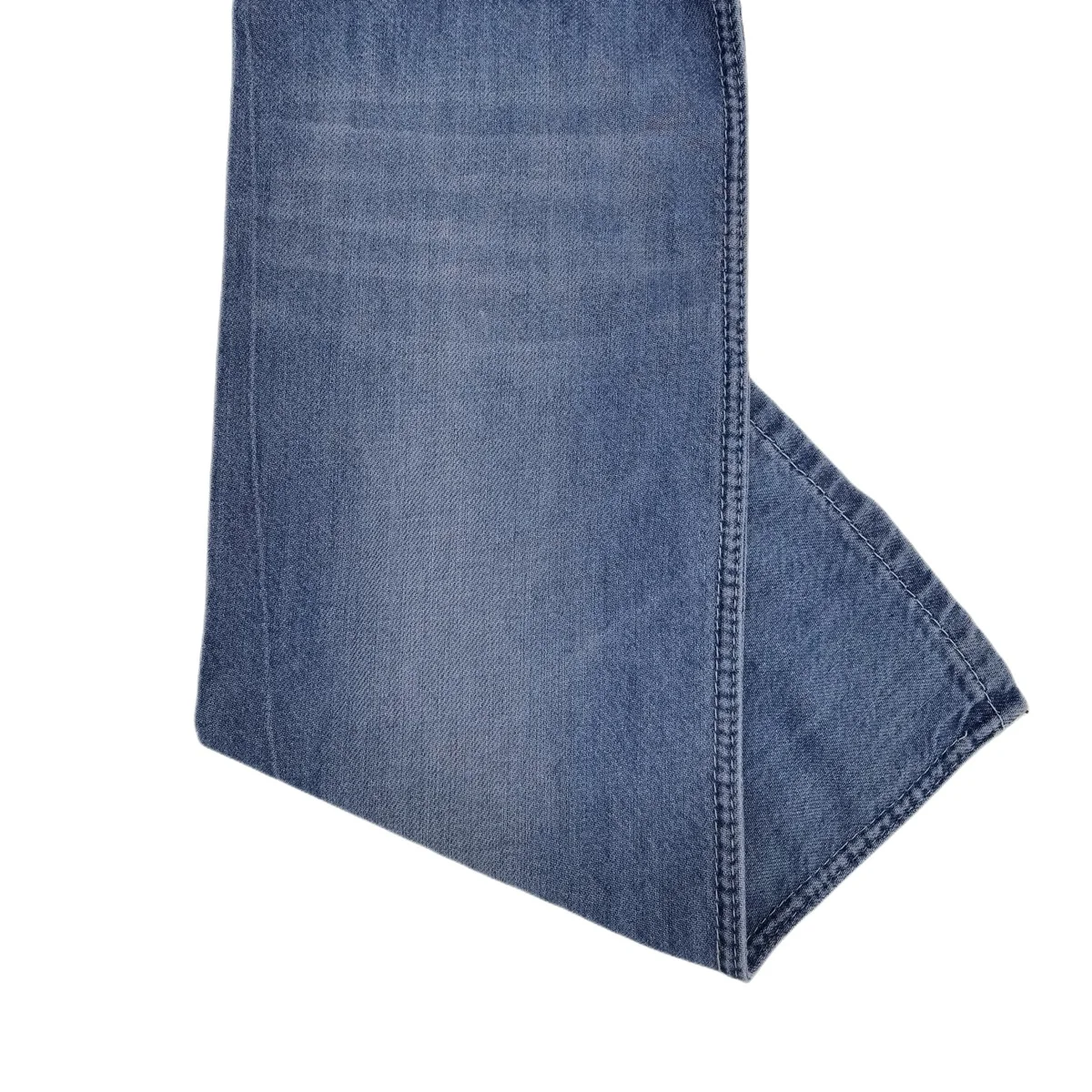 wholesale factory supply 8oz lightweight 95%cotton 5%polyester slub indigo blue denim fabric for appeal