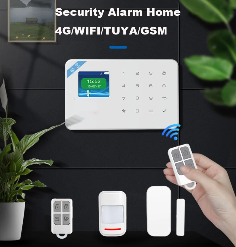 Wholesale Wired Siren Support OEM Logo GSM Wifi Home Security Wireless Fire Burglar Tuya Alarm System for House Anti-theft