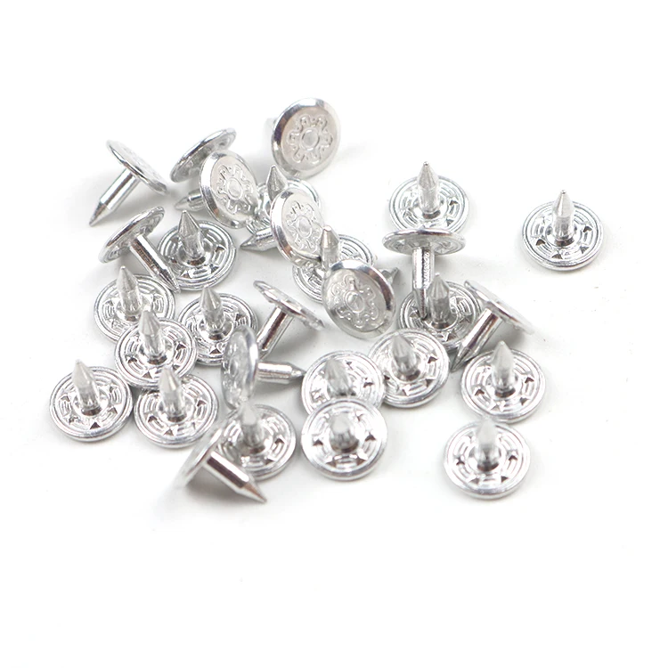 Factory screw aluminum nail for jeans rivets