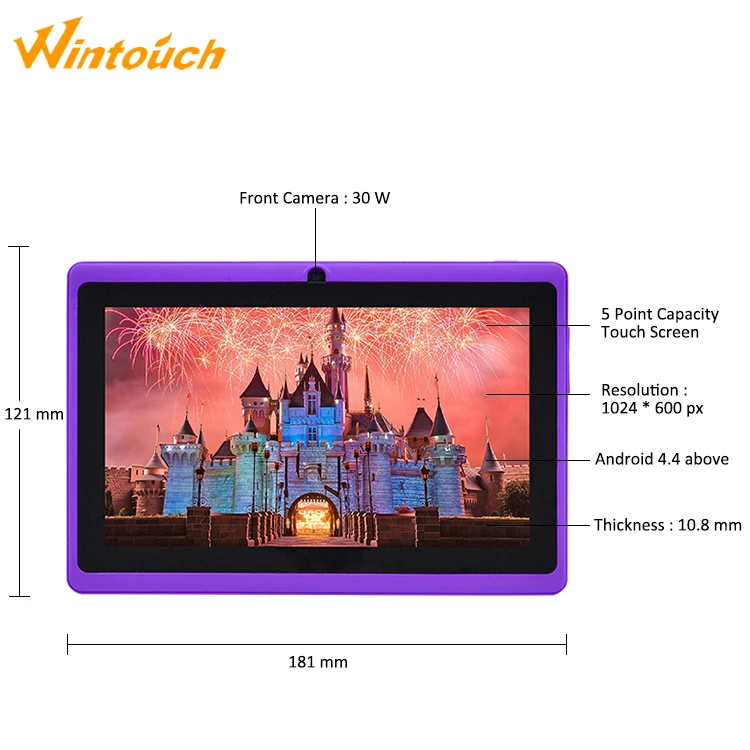 Q88 tablet pc touch screen 7 inch 5G wifi android gaming kids tablet from Chinese