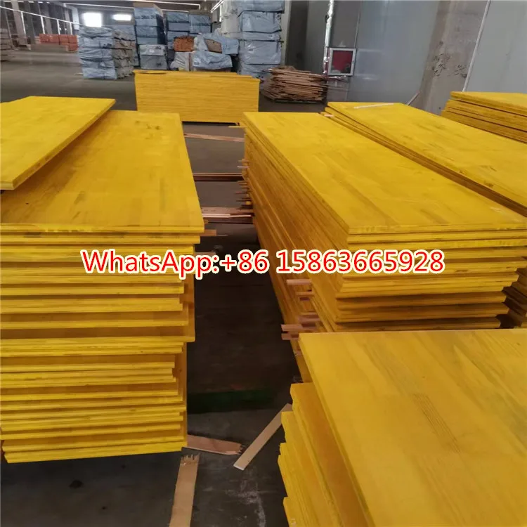 Yellow Paint 3-ply Shuttering panel 21mm 27mm construction formwork building products 3 ply three layers board panels 500*2000mm