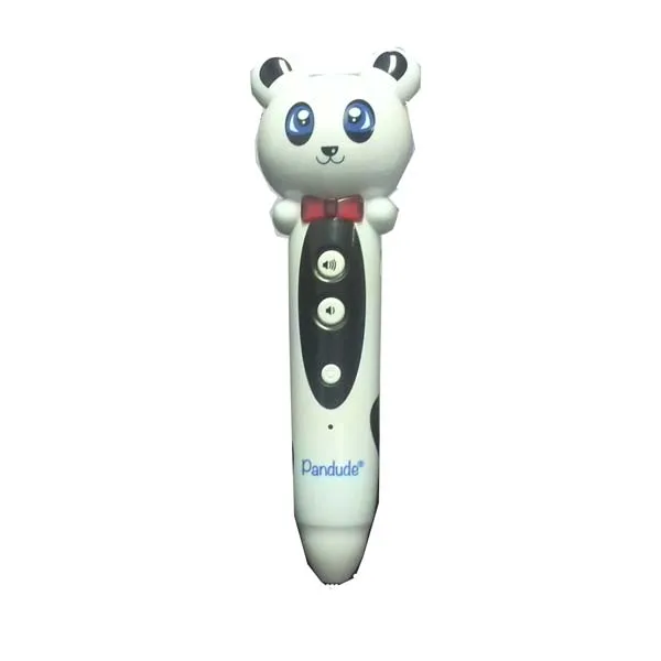 Cartoon Panda shape English book talking audio voice pen for education learning toy translation in Arabic Korea French Chinese
