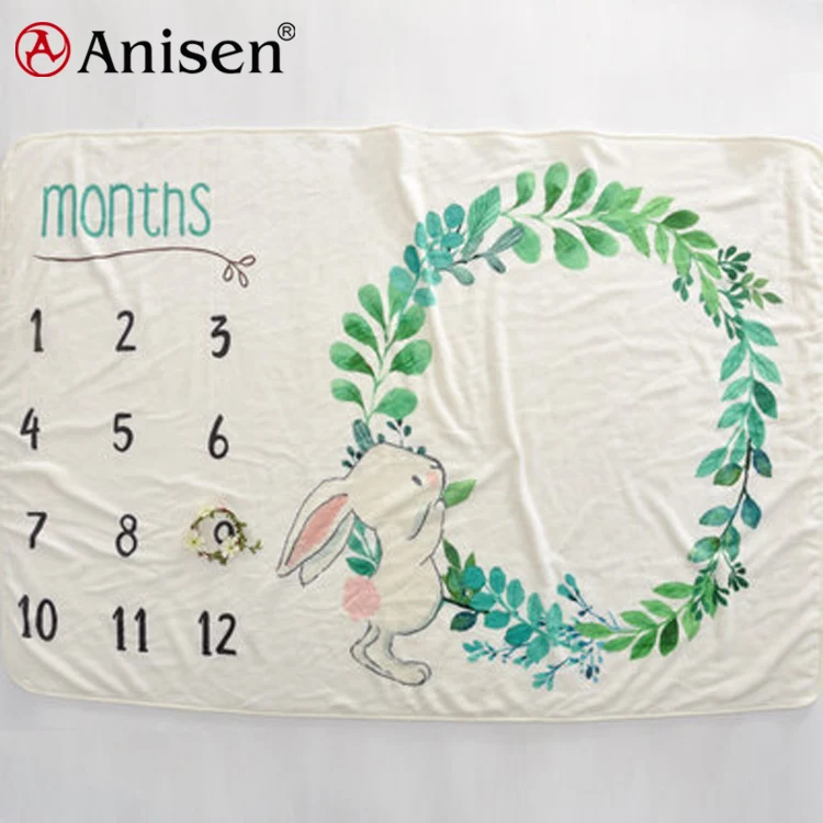 Factory Wholesale New Born Blanket Set Soft Minky Mink Baby Blankets, Flannel Velour Plush Fabric For Baby Blanket