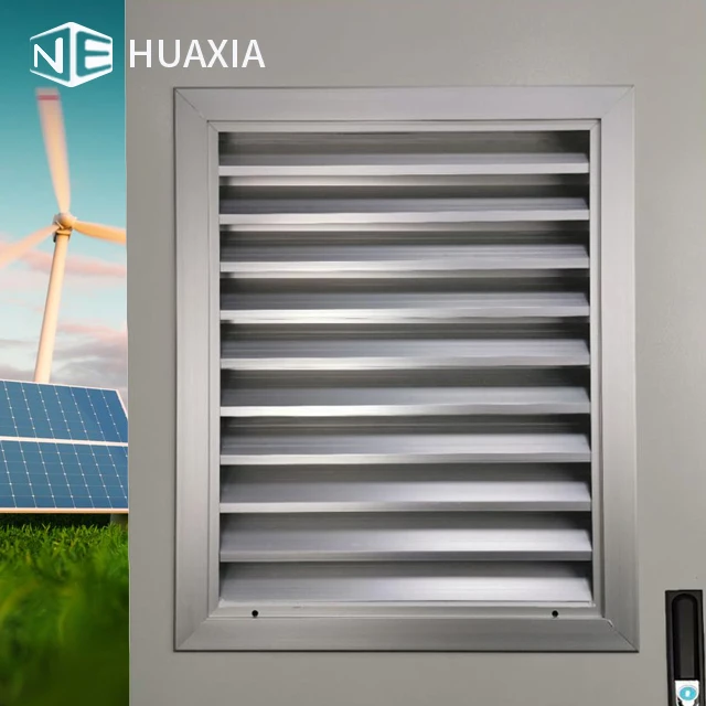Aluminum alloy screen Ventilation air Vent heat dissipating Louver For Electrical Equipment Cabinet