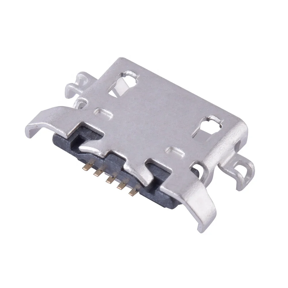 Micro USB 5pin B Type Female Connector Sink 1.3mm Micro USB Jack Connector 5 pin Charging Socket