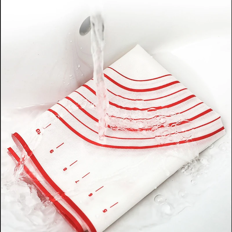 Promote the sales heat resistant silicone mat silicone fiberglass easy to store pastry mat kneading mat accessories 40*60 cm