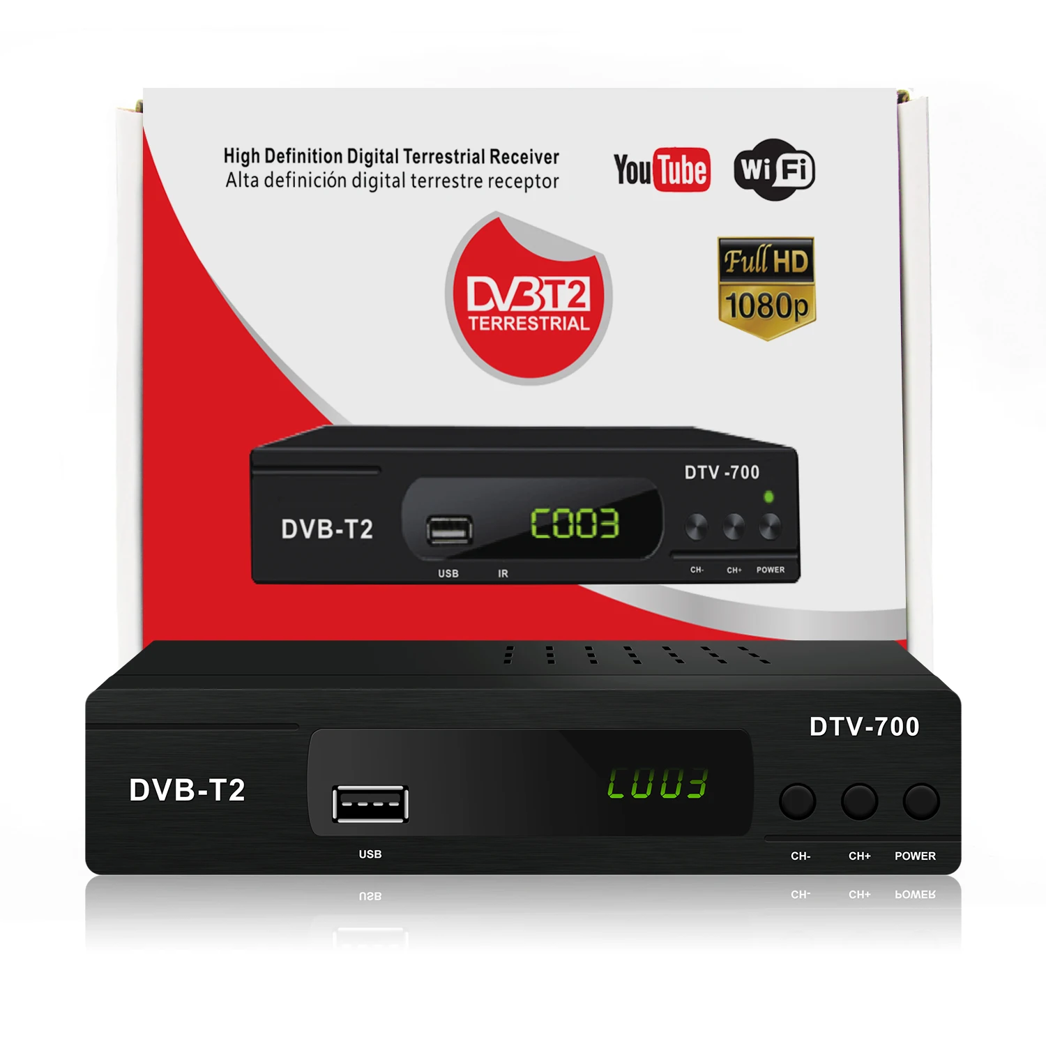 Лидер продаж Shopify Бесплатный к Air Stb десять DVB C USB 2 0 T2 телеприставка IPTV M3u Zte 4K