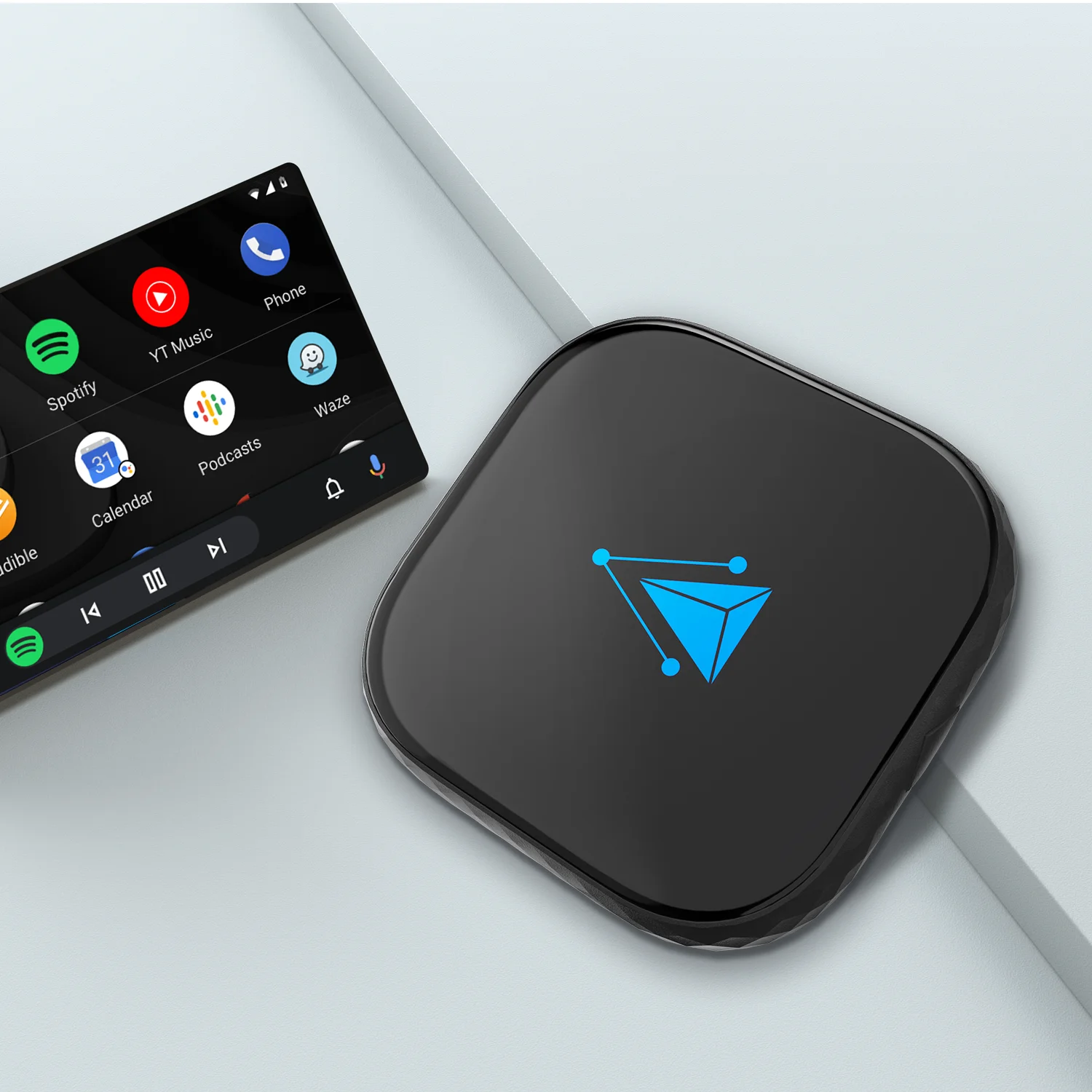 Wireless android auto adapter car universal gps navigation box Automatic re-connection smart box for car Media Plug and Play