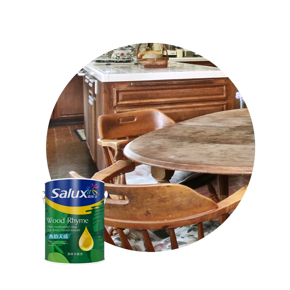 Salux extra clear glossy matte PU polyurethane wood varnish lacquer paint for furniture