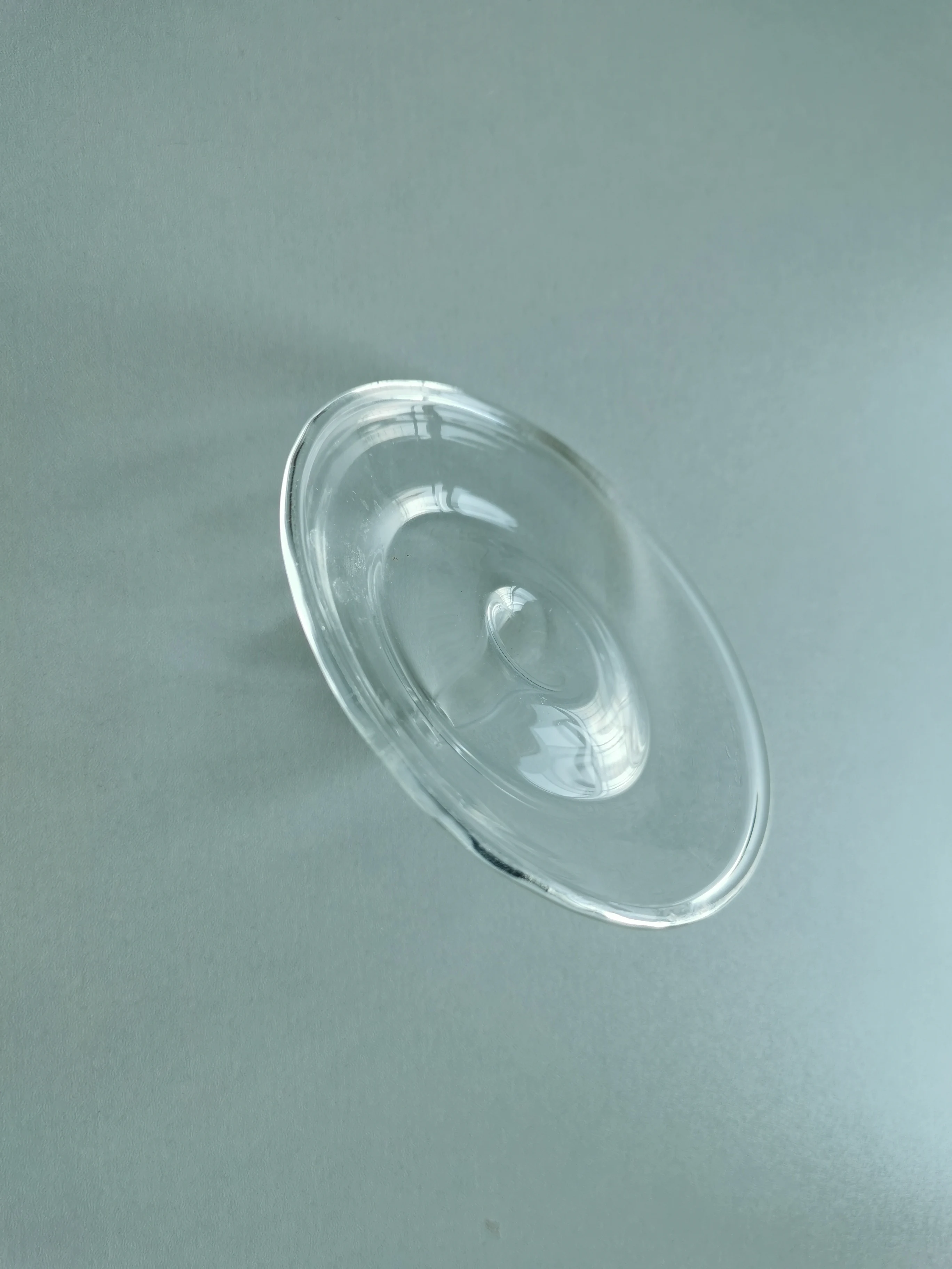 Fashion design waves floating type transparent glass vase vase hydroponic flowers hand made mouth blown glass flower vase