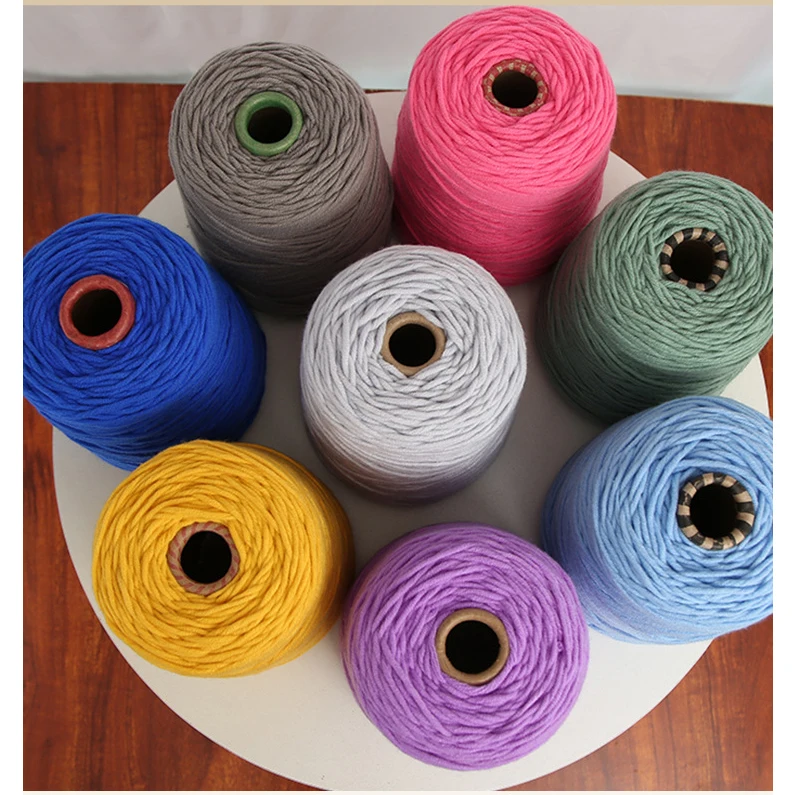 Ручная Пряжа ковриков, ворсовая нить 1 кг, guangzhou 5 мм, 10-слойная акриловая пряжа