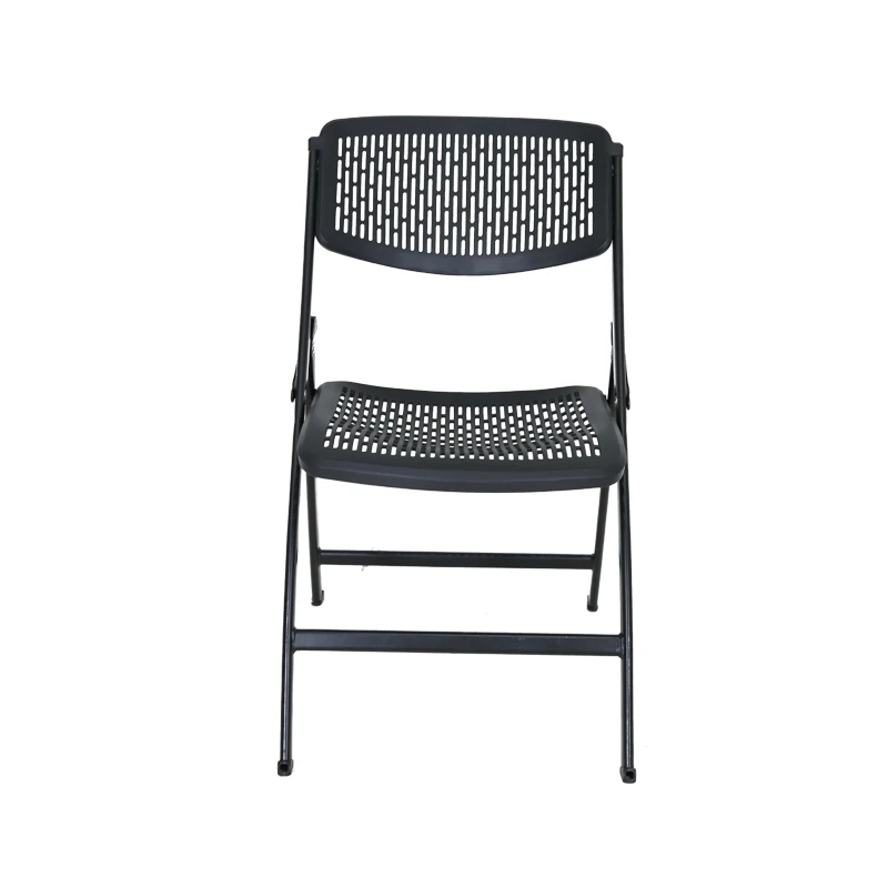 
Factory bargins plastic folding chair for wedding garden chair pp seat with metal legs indoor outdoor  (62397931658)