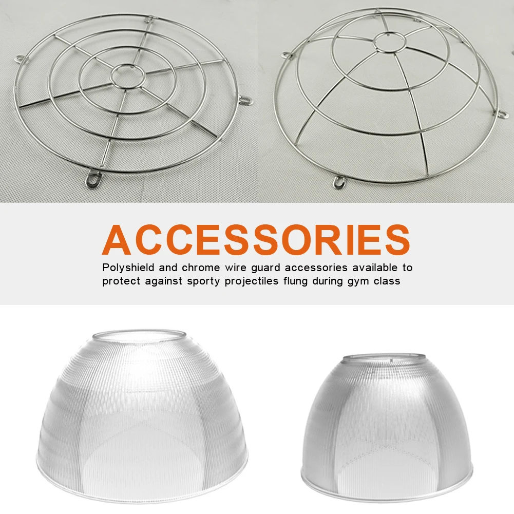 
LED Lamp Low Bay Highbay Commercial & Industrial Light Fittings for Stadium Gym Court Basketball Baseball Tennis Hall 200w 