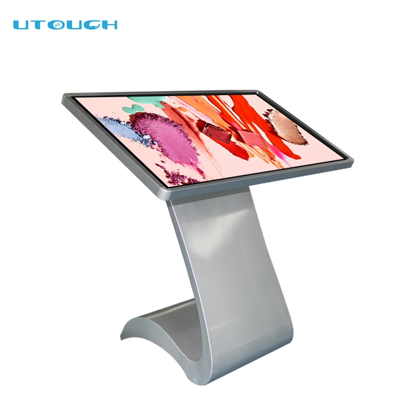 32 inch infrared & capacitive screen wifi network media player vertical touch screen display mall kiosk