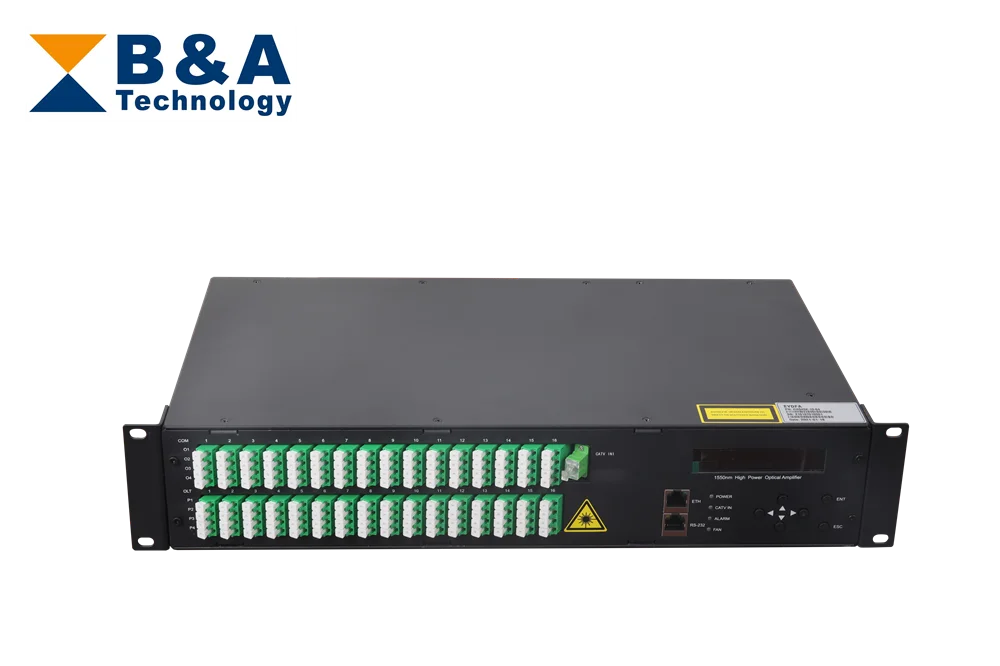 Shanghai B&A Multi-port EDFA optical fiber amplifier with wdm