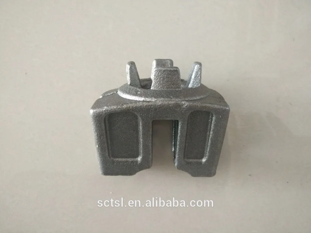 Chinese Supplier OEM Scaffolding ringlock Brace casting ledger end in Alibaba