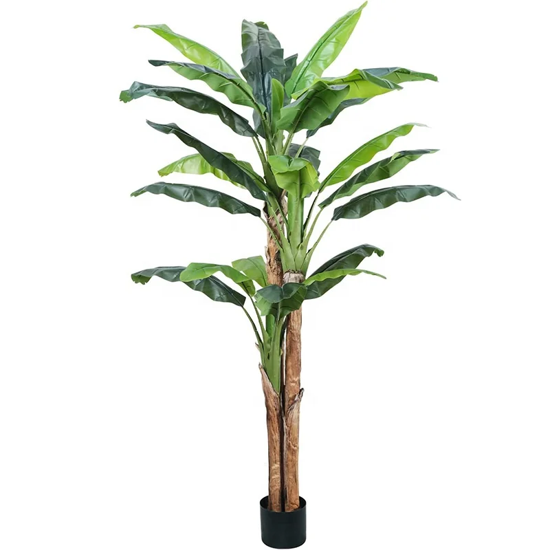 Украшения для дома, листья, банановое дерево, Горшечное, китайская фабрика, искусственное растение, банановое дерево, большой лист
