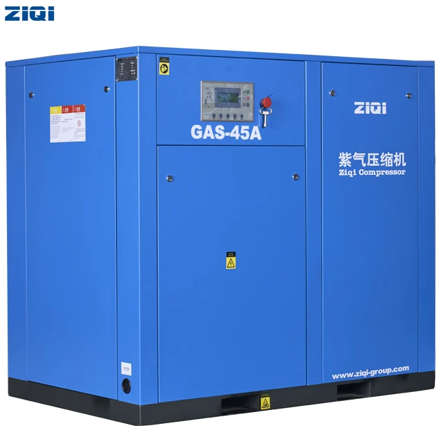 0.7Mpa 0.8Mpa 1.0Mpa 1.3Mpa Industrial High CFM 45Kw 60Hp 220V 380V 415V 440V Three Phase Stationary Rotary Screw Air Compressor