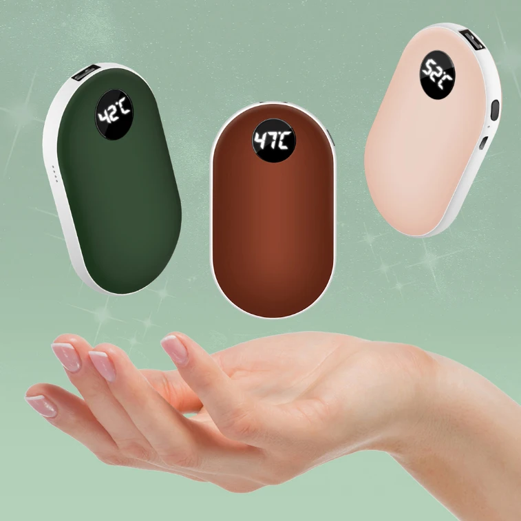 M-Queen Customize Hand Warmer Reusable Powerbank Electric Warmer Portable Heater Mobile Rechargeable Hand Warming Powerbank