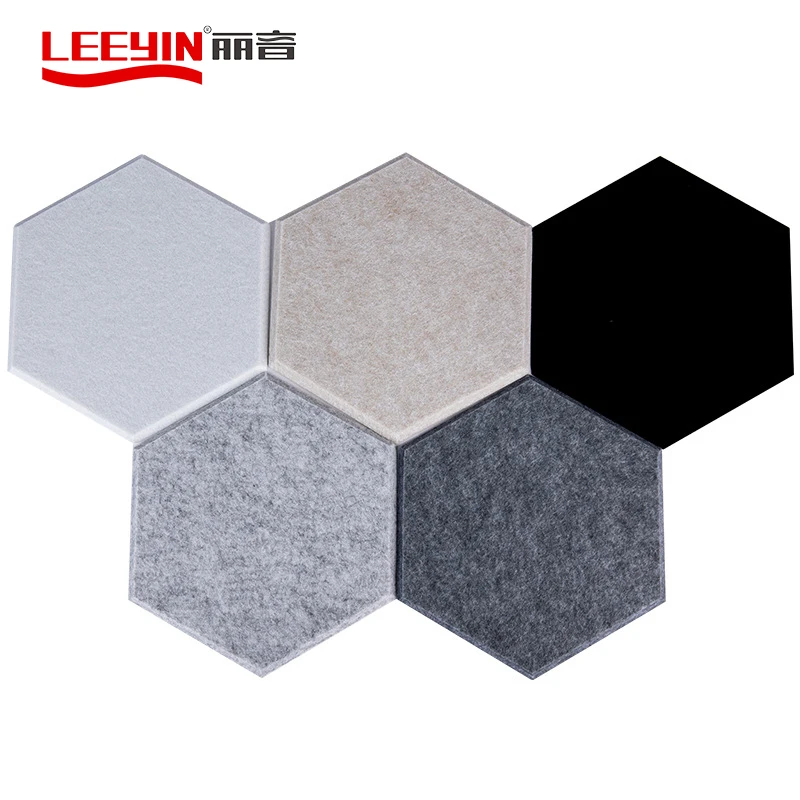 LEEYIN Recording Studio use cinema wall polyester foam acoustic panel