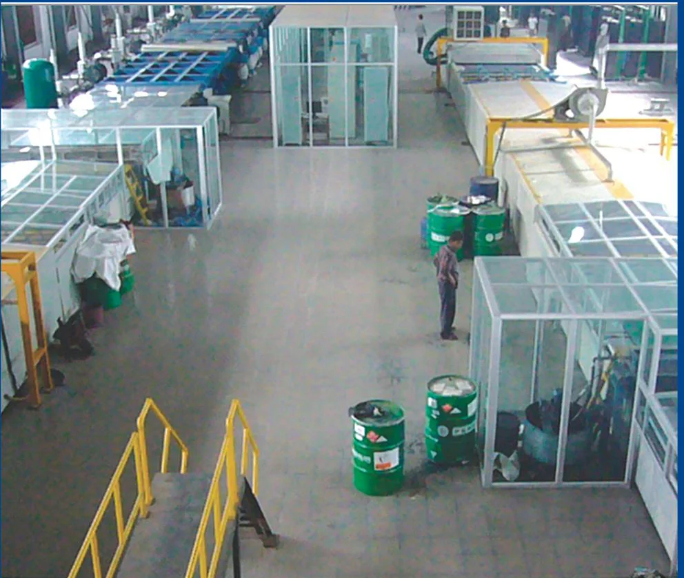 New Magnetron sputtering mirror coating production line