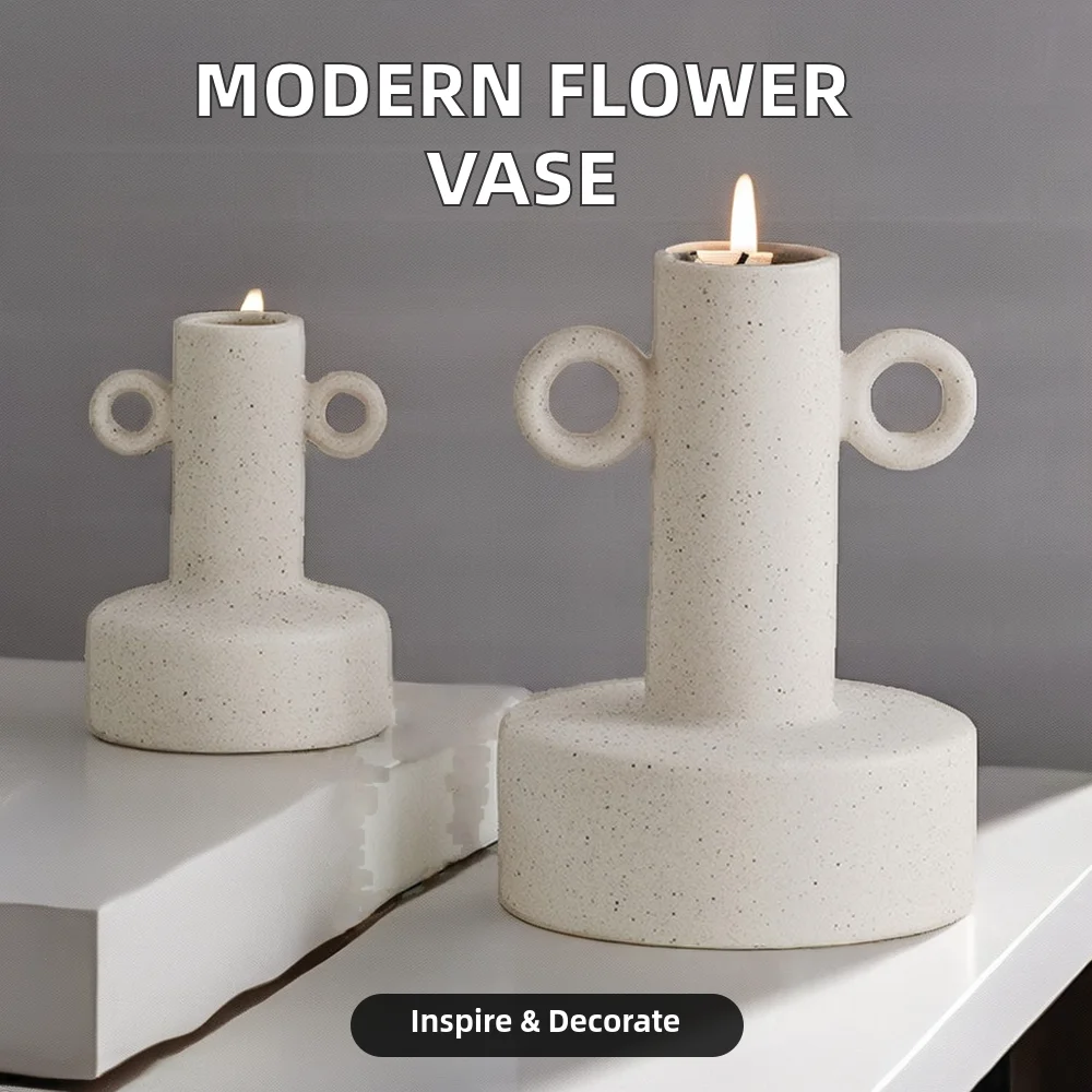 Wholesale modern hot sale 7' tall white Holds Water Compote Flower ceramic Pot bowl vase for wedding home decoration