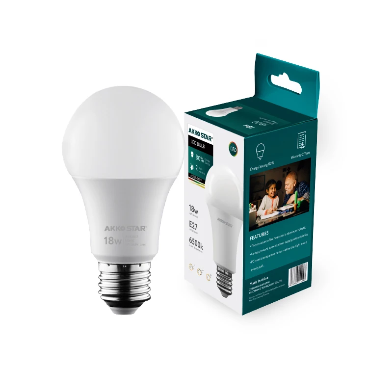 Лампа AKKO STAR DOB PBT + AC185-265V корпуса для ПК E27 12 Вт 3000/6500 К светодиодная лампа высокого качества алюминиевый шарик переменного тока 90 80 А60 20000