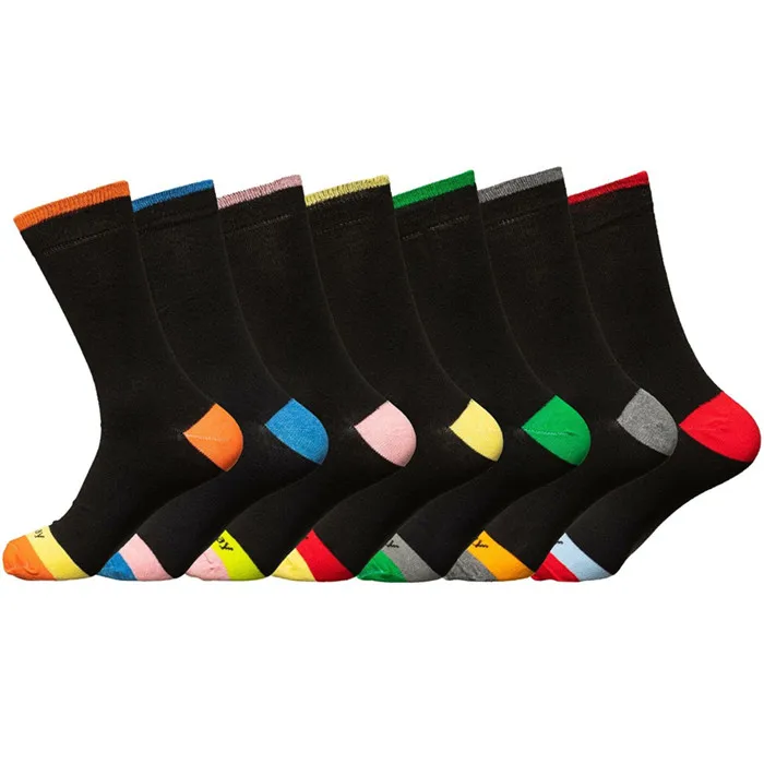 
Breathable Men Cotton Socks Seven Days Of The Week Socks, Everyday fresh with 7-Days Cotton Socks for Men 