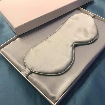 Suzhou  satin silk pillowcase eyemask set luxury 100% silk pillowcase and silk eye mask set