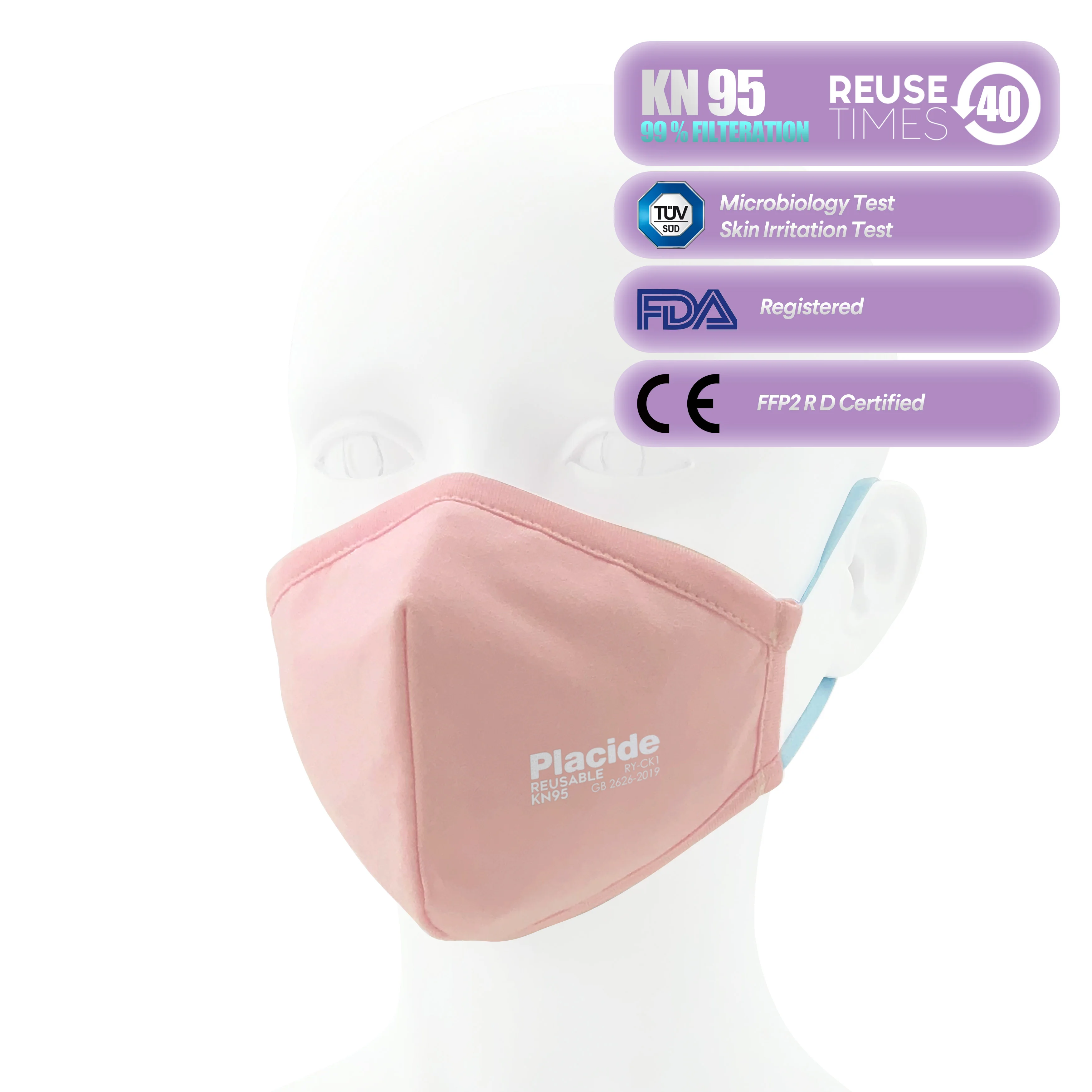 99% filtering efficiency Nano Technology Custom logo washable printed cloth face mask cotton facemasks private logo fabric masks