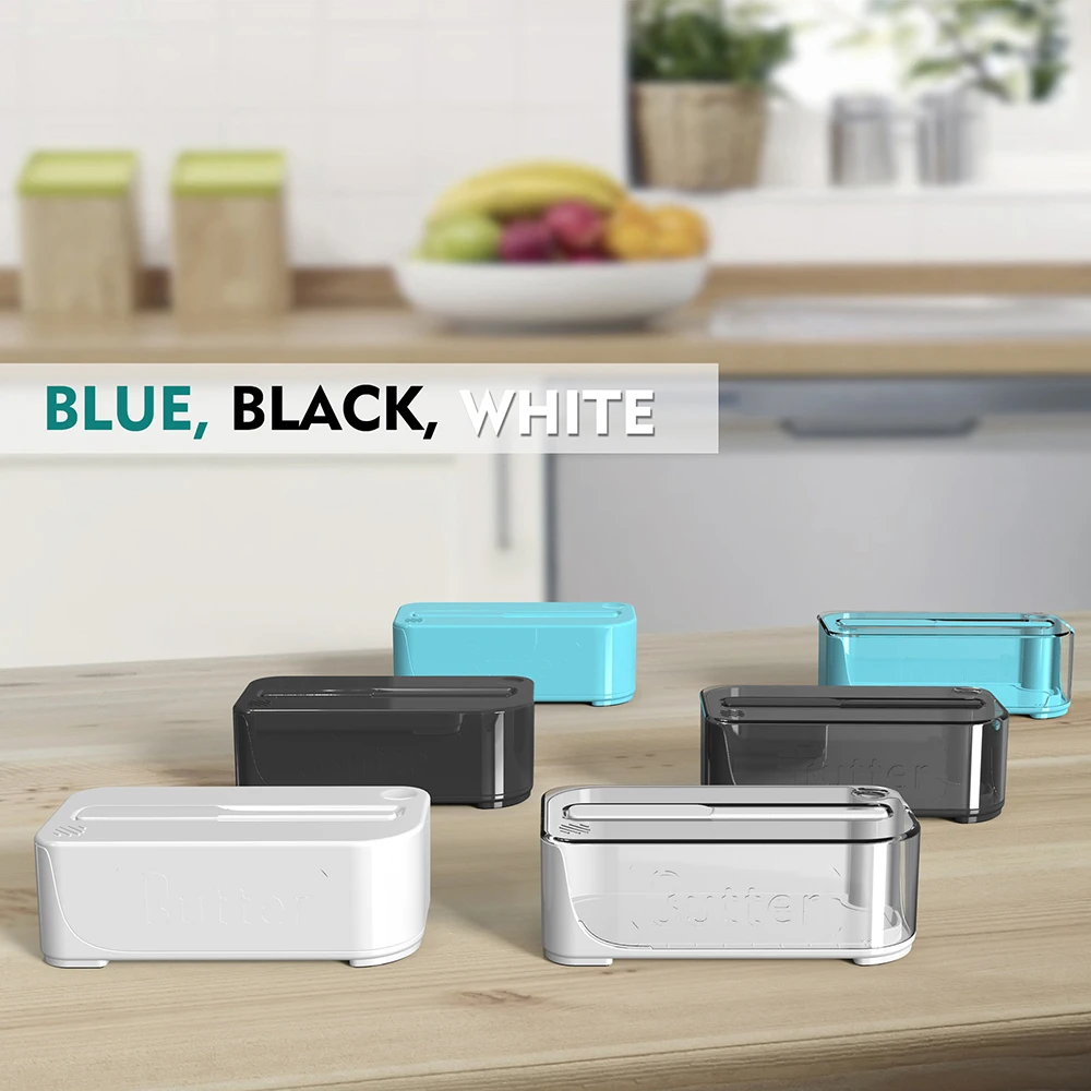 Butter Dish with Lid Butter Container Holds for Countertop Unbreakable Butter Keeper BPA-free Microwave Dishwasher Safe