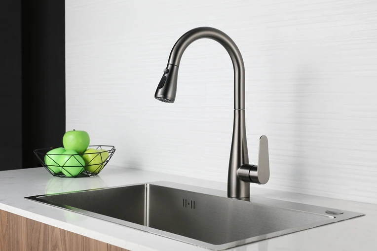Instant Boiling Water Tap Pull Out Kitchen Faucet Deck Mounted Single Mixer Pull Down Kitchen Faucet