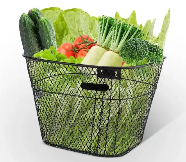 Durable Factory Steel Wire Front Bicycle Basket