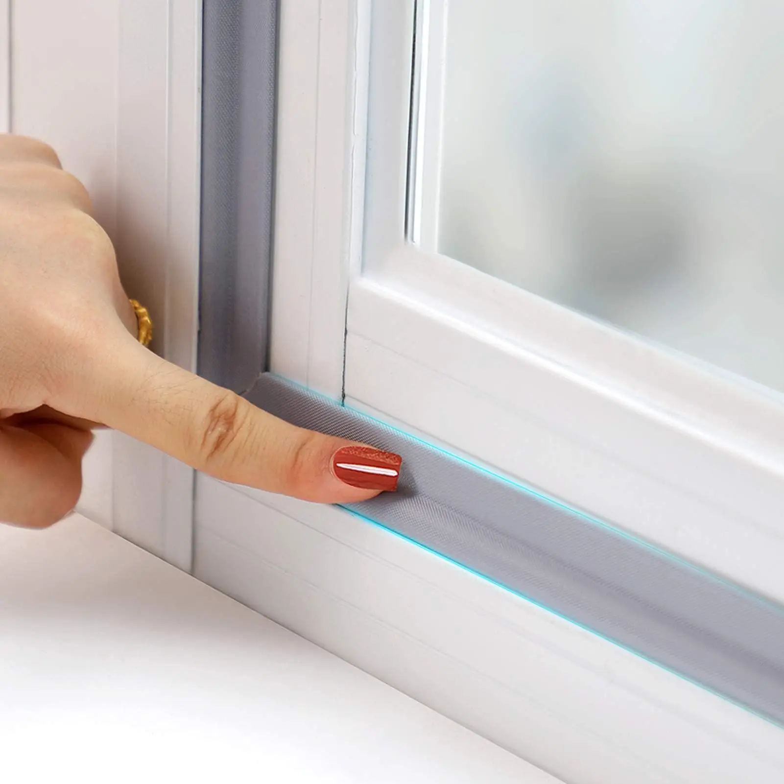 Wearable door window sealing strips Draft Stopper Sweep, Door Weatherproofing Stripping, Window Seal Strip Self-adhisive