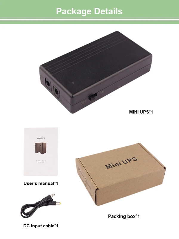 9V mini ups 901A-5