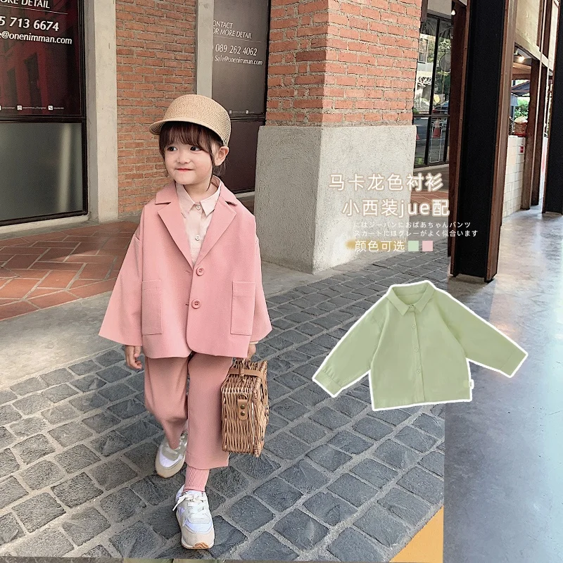 custom Korean style fashion top spring RTS  child blouse kids girl long sleeve shirt