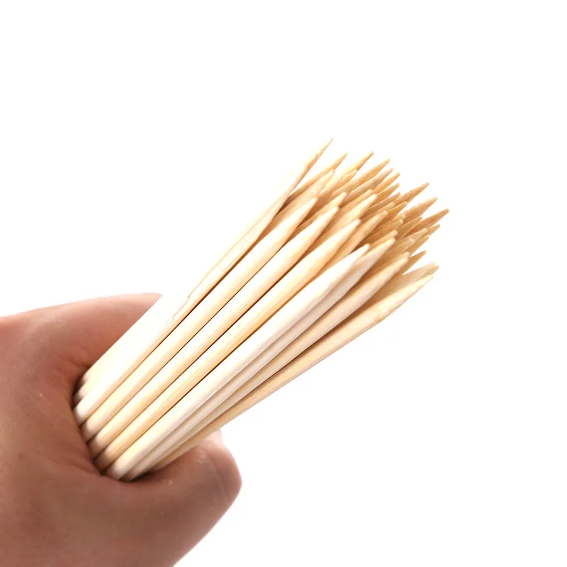 Natural Bamboo skewer High quality Bamboo Twisted skewers Barbecue Tools skewers bamboo handle