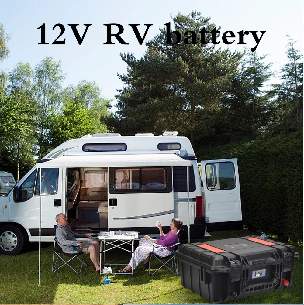 12V 120Ah lifepo4 battery pack lithium battery with BMS for RV Outdoor capming