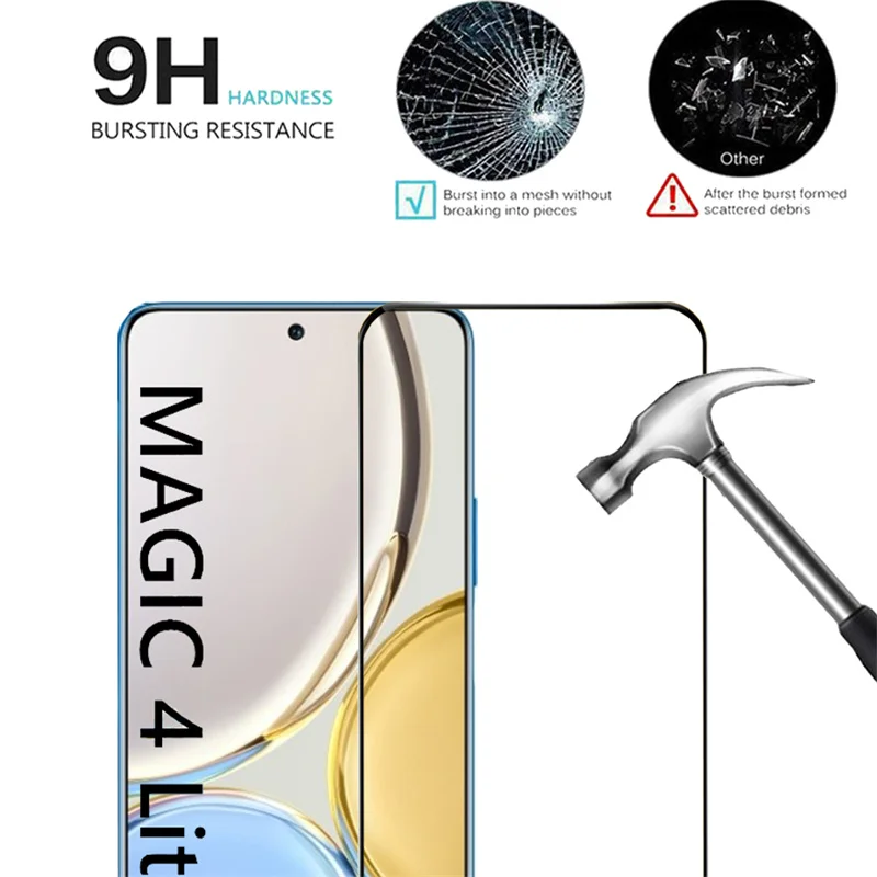 For Honor Magic 4 Lite 5G X7 X8 X9 Play 4T Glass 9D Screen Protector flim For Huawei Honor Magic 4 Lite Lens Tempered Glass