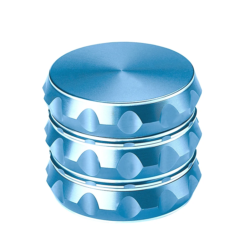 50mm Wholesale high quality aluminium colorful Grinder herb metal tobacco herb Grinder