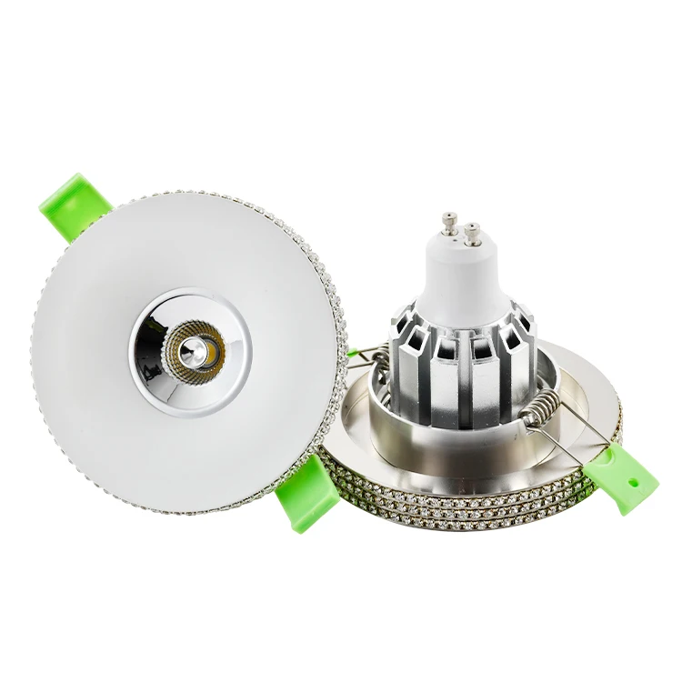 Высококачественный Хрустальный Точечный светильник GU10 GU5.3, светодиодный потолочный светильник, точечный светильник