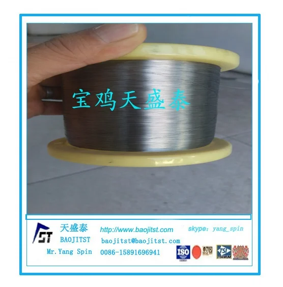 Титановые провода с яркой поверхностью