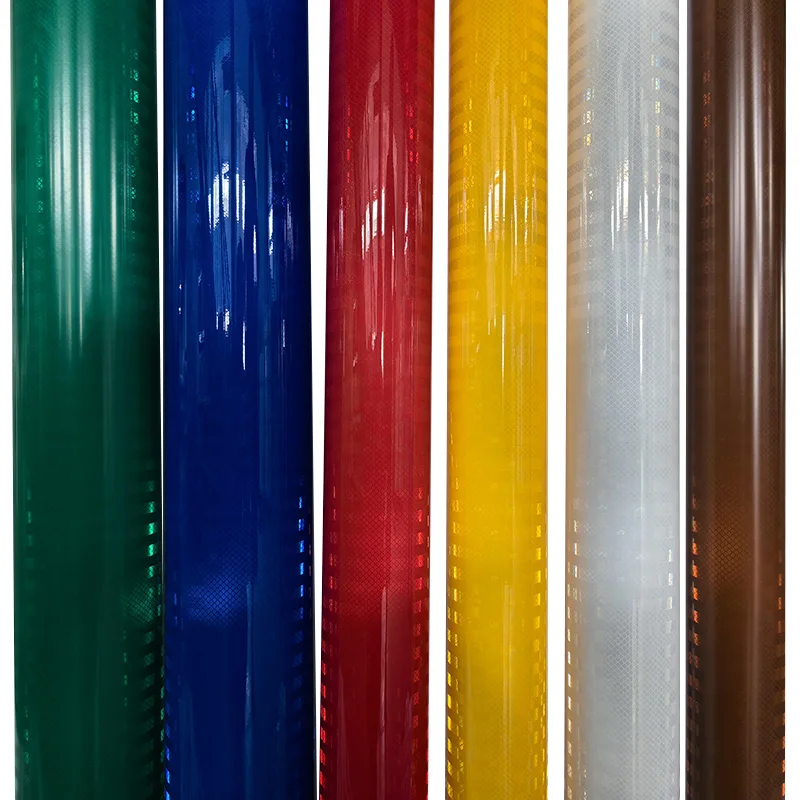 Waterproof Plastic EGP Reflective Sheeting for Warning Safety pvc fluorescent film road reflective tape sign board sticker