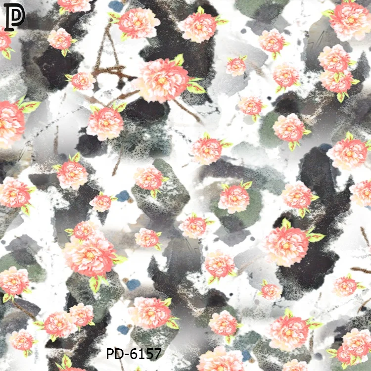 High Quality Polyester Korean Velvet Velvet Digital Printing Fabric