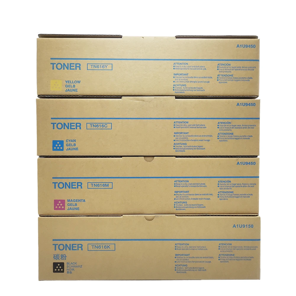 Original Quality TN616 Color Toner Cartridge Set Compatible for Konica Minolta Bizhub PRO C6500 C7000 C5500 C6600 Photocopier